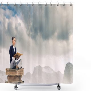 Personality  Business Break Shower Curtains