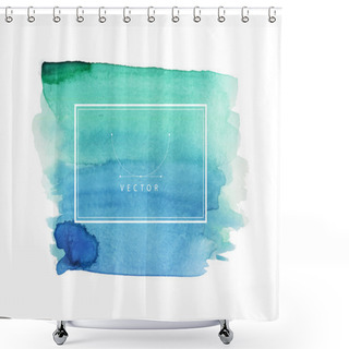 Personality  Hand Painted Watercolor Texture Shower Curtains
