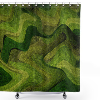 Personality  Military Grunge Background Shower Curtains