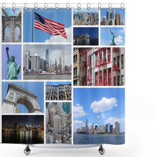 Personality  New York Shower Curtains