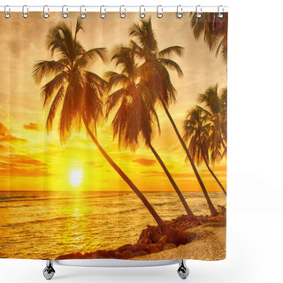 Personality  Barbados Shower Curtains