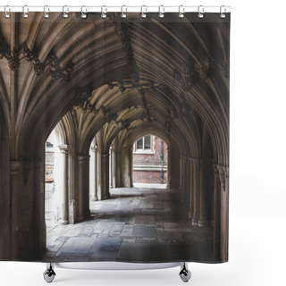 Personality  17th Century Vaulted Undercroft Below The Lincoln's Inn Chapel, Which Has Acted (sometimes Simultaneously) As A Crypt, Meeting Place And Place Of Recreation. Shower Curtains