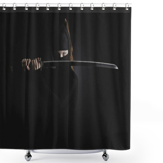 Personality  Female Warrior Shower Curtains