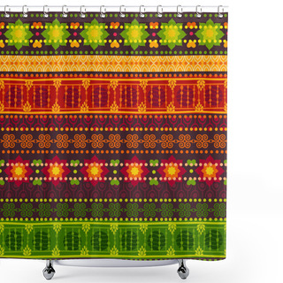 Personality  Tribal Seamless Pattern. Shower Curtains