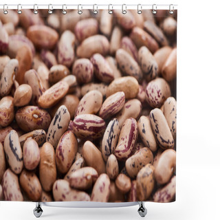 Personality  Close Up View Of Raw Organic Pinto Beans Shower Curtains