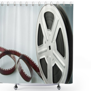 Personality  Film Reel Shower Curtains