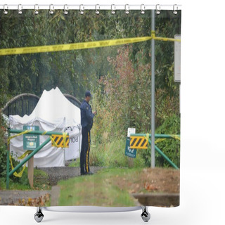 Personality  RCMP Investigate Suspected Murder In Richmond, BC Shower Curtains