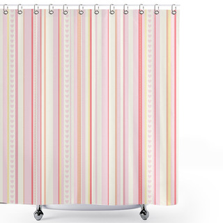 Personality  Seamless Stripes Pattern Shower Curtains