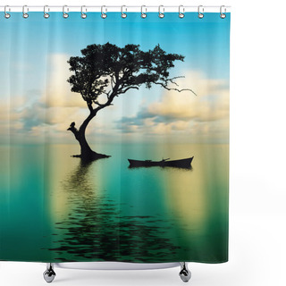 Personality  Beautiful Nature Landscape Shower Curtains