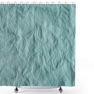 Personality  Blue Paper Texture Shower Curtains