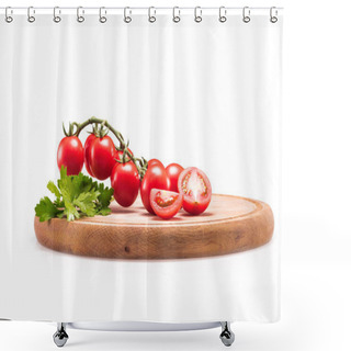 Personality  Fresh Red Tomatoes  Shower Curtains