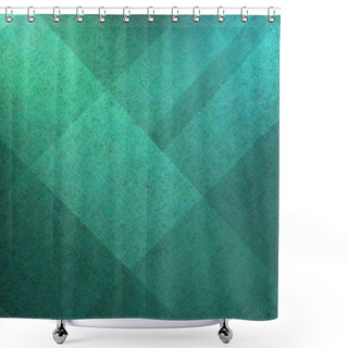 Personality  Abstract Teal Blue Background Shower Curtains