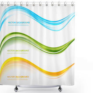 Personality  Vector Abstract Background Design. Shower Curtains