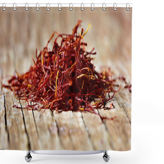 Personality  A Pile Of Saffron Threads Shower Curtains