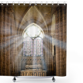 Personality  Saint Denis Cathedral Shower Curtains
