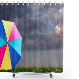 Personality  Umbrella Shower Curtains