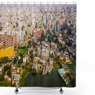 Personality  Aerial Of Dhaka, Bangladesh Shower Curtains