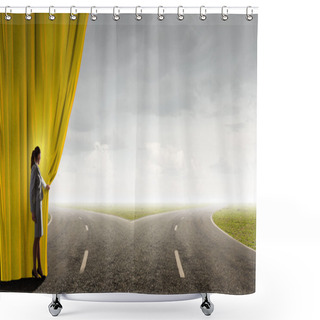Personality  New Ways And Perspectives Shower Curtains