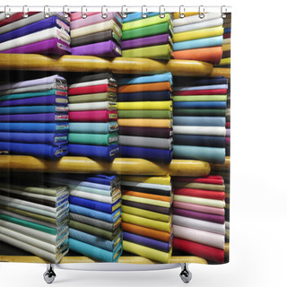 Personality  Colorful Fabrics On Sale Shower Curtains
