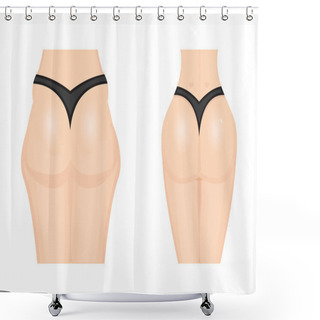 Personality  Realistic Liposuction Icons Shower Curtains