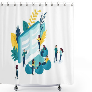 Personality  Isometric Training Office Staff Shower Curtains