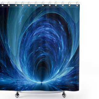 Personality  Time Tunnel Shower Curtains