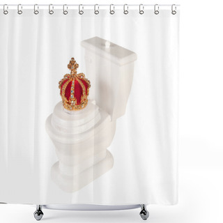 Personality  Royal Toilet Shower Curtains