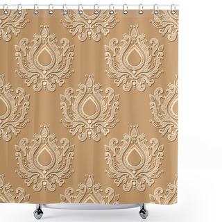 Personality  Seamless Wallpaper Pattern. Vector Illustration Shower Curtains