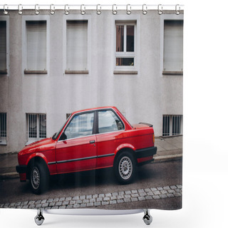 Personality  Red Car Shower Curtains