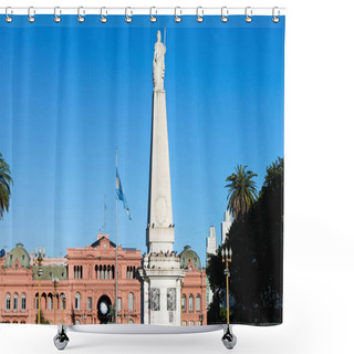 Personality  Plaza De Mayo Buenos Aires Shower Curtains