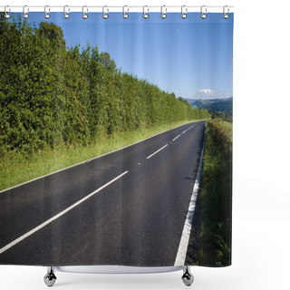 Personality  Open Road And Highway Shower Curtains