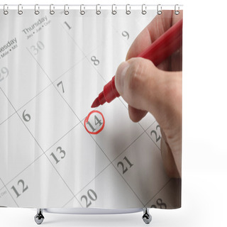 Personality  Important Date Shower Curtains