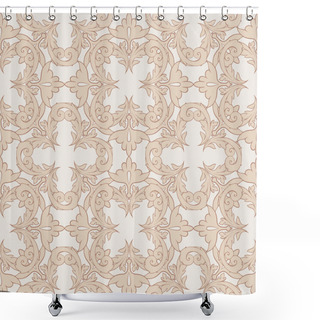 Personality  Abstract Seamless Pattern With Ornament Shower Curtains