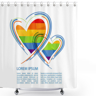 Personality  Valentines Day-16 Shower Curtains