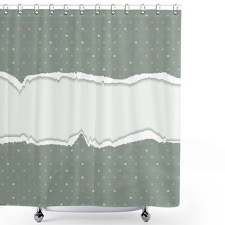 Personality  Polka Dots Background Shower Curtains