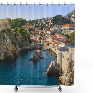 Personality  Town Dubrovnik In Croatia Shower Curtains