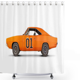Personality  Dodge Charger 1969 Shower Curtains