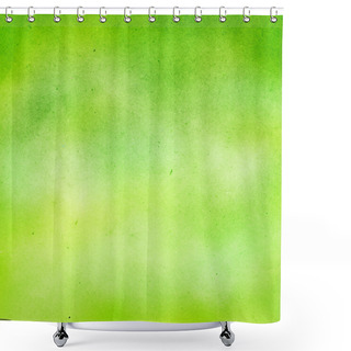 Personality  Grunge Green Background. Shower Curtains