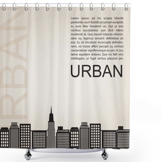 Personality  Urban Shower Curtains
