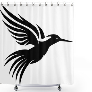 Personality  Birds - High Quality Vector Logo - Vector Illustration Ideal For T-shirt Graphic Shower Curtains