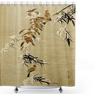 Personality  Japan Art. Retro Illustration Shower Curtains