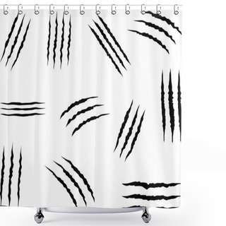 Personality  Black Claws Collection Shower Curtains