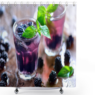 Personality  Bramble Drink Shower Curtains