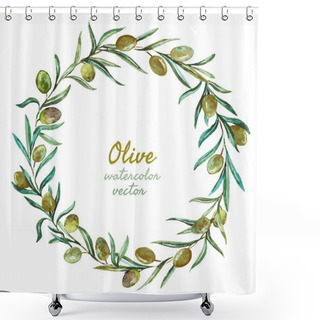 Personality  Olives Shower Curtains