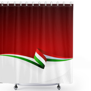 Personality  Red White Green Shower Curtains