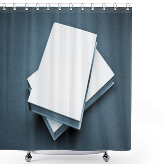 Personality  Blank Cover White Book Shower Curtains