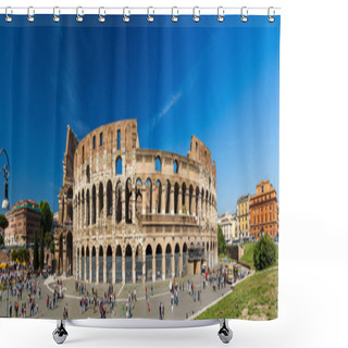 Personality  Flavian Amphitheatre (Colosseum) In Rome, Italy Shower Curtains