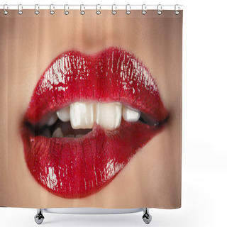 Personality  Sensual Lips Shower Curtains