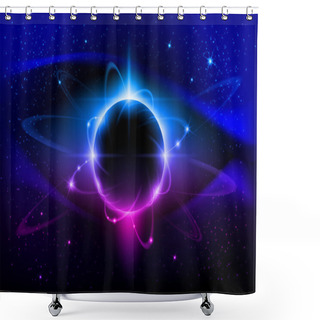 Personality  Black Star Shower Curtains