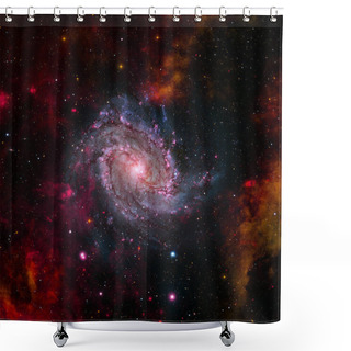 Personality  Beautiful Nebulaes In Outer Space. Elements Of This Image Furnished By NASA Shower Curtains